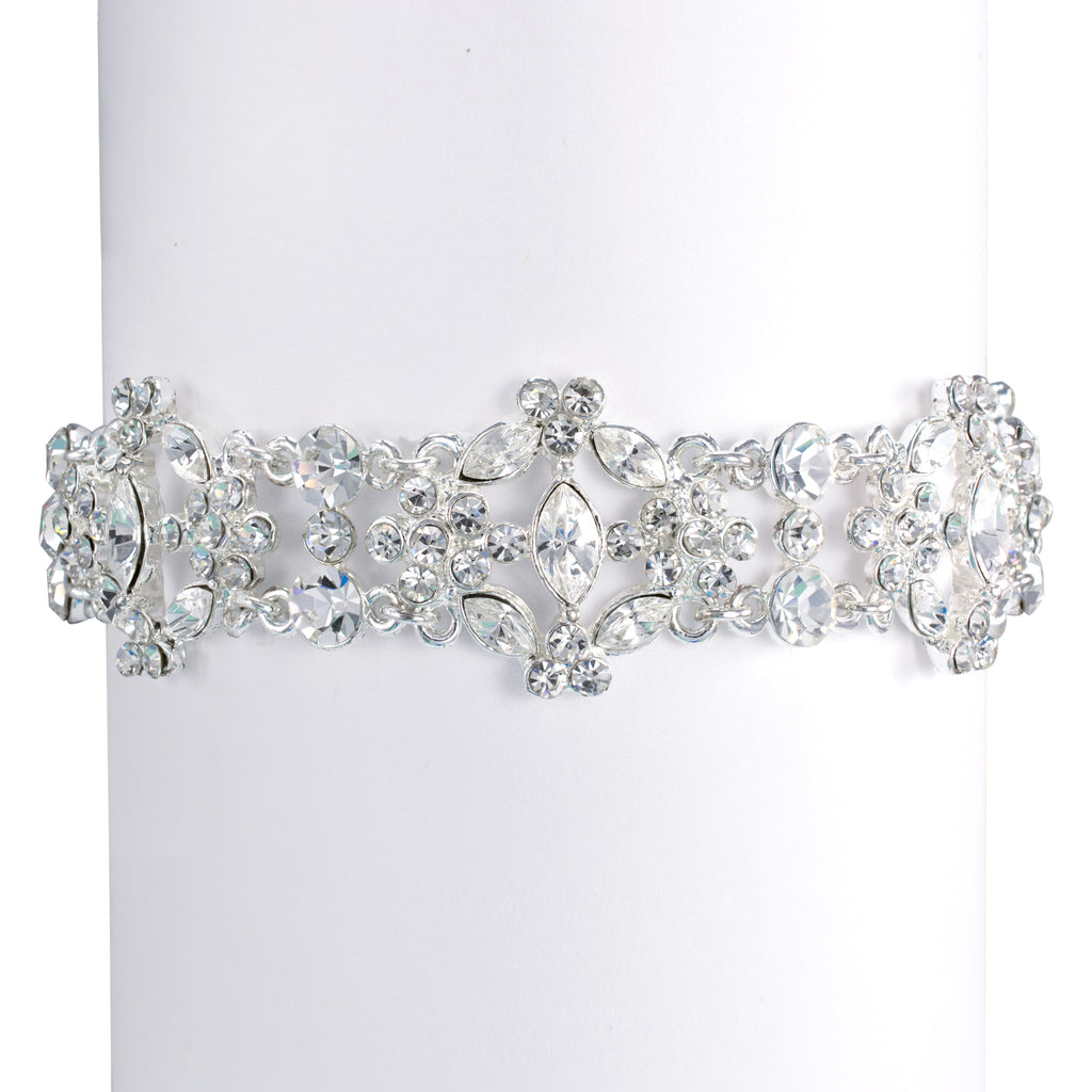 Flower & Stone Bracelet