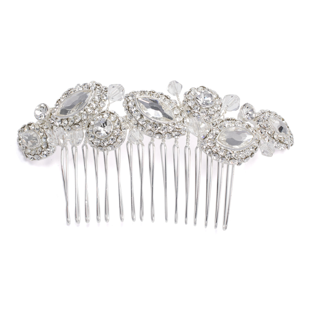 Marquise Rhinestone Hair Comb