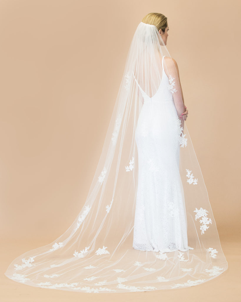 Reverie Cathedral Beaded Lace Veil
