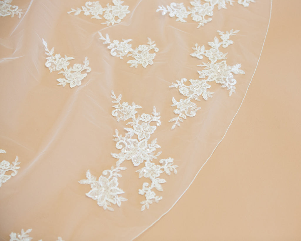 Reverie Cathedral Beaded Lace Veil
