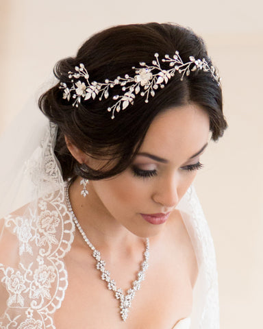 Piper Crystal Bridal Headband