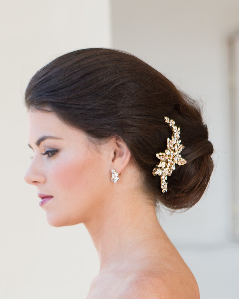 Gold Bridal Hairclip