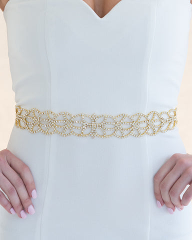 Ashland Crystal Bridal Belt