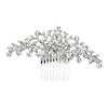 Silver Crystal Bridal Comb