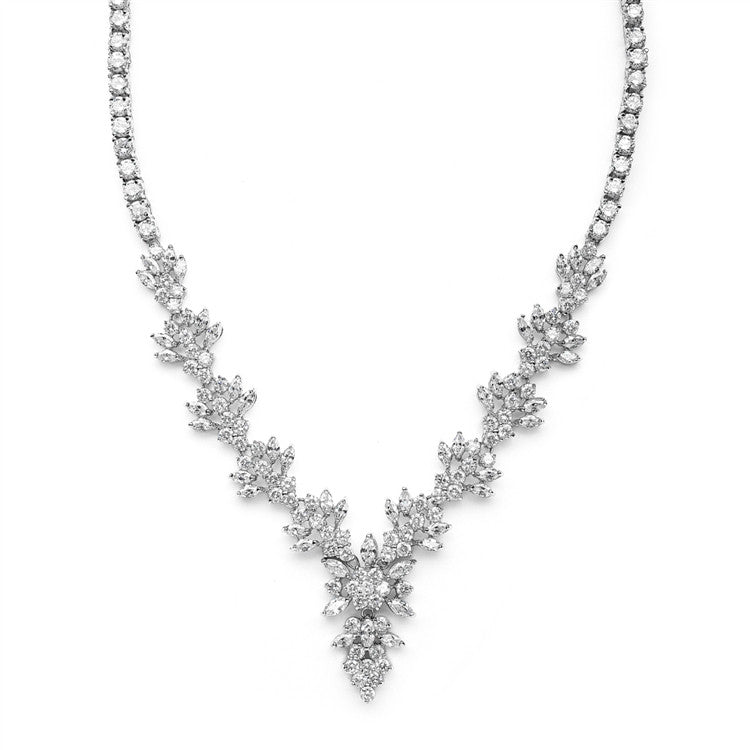 Silver Bridal Necklace