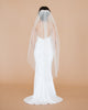Raw Edge Wedding Veil