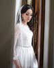 Lace Beaded Wedding Veil