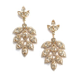 Gold Chandelier Wedding Earrings